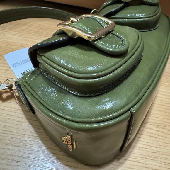 ❤️Coach ashton bag glazed leather/Olive - Picture 7 of 11